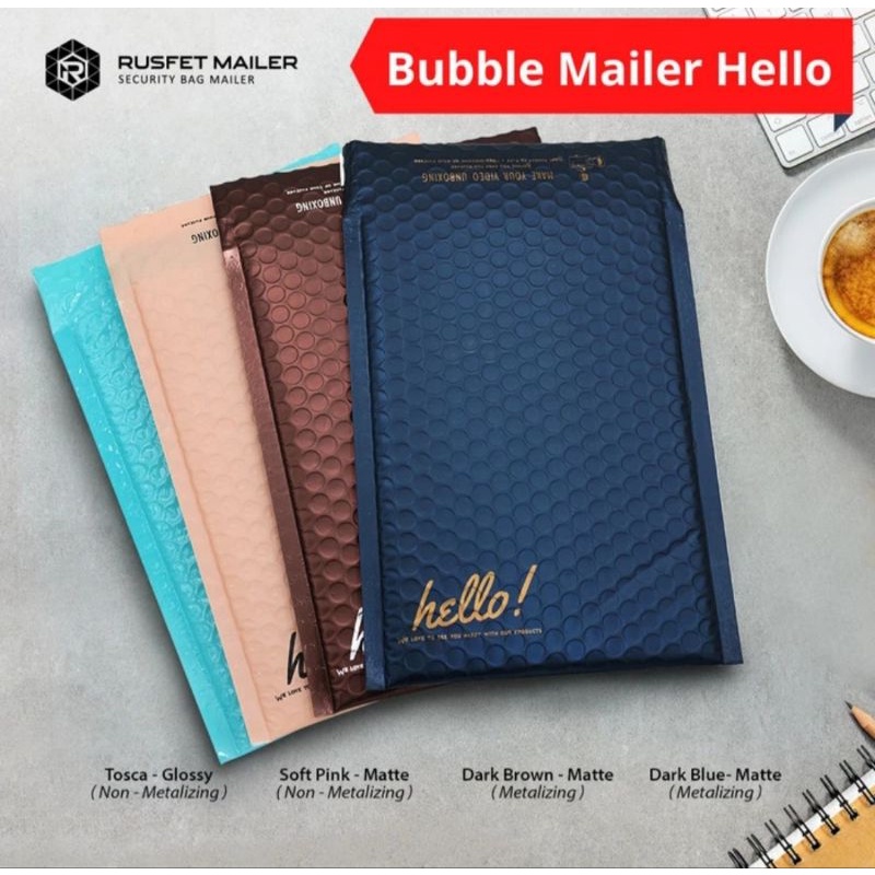 Amplop Bubble Mailer RUSFET PREMIUM Mix Color