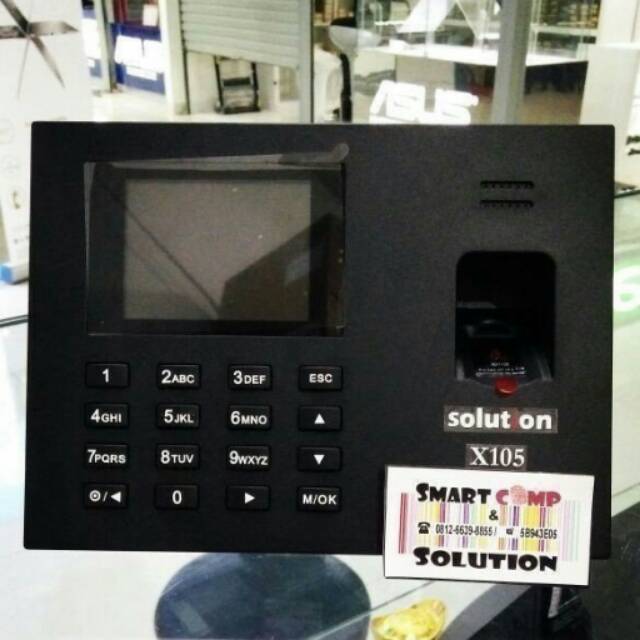 Mesin Absensi / Fingerprint Solution X105 RFID