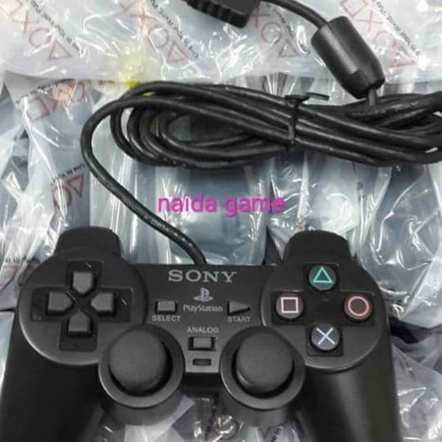 stik ps2 op hitam sony / stick ps2 ori pabrik hitam