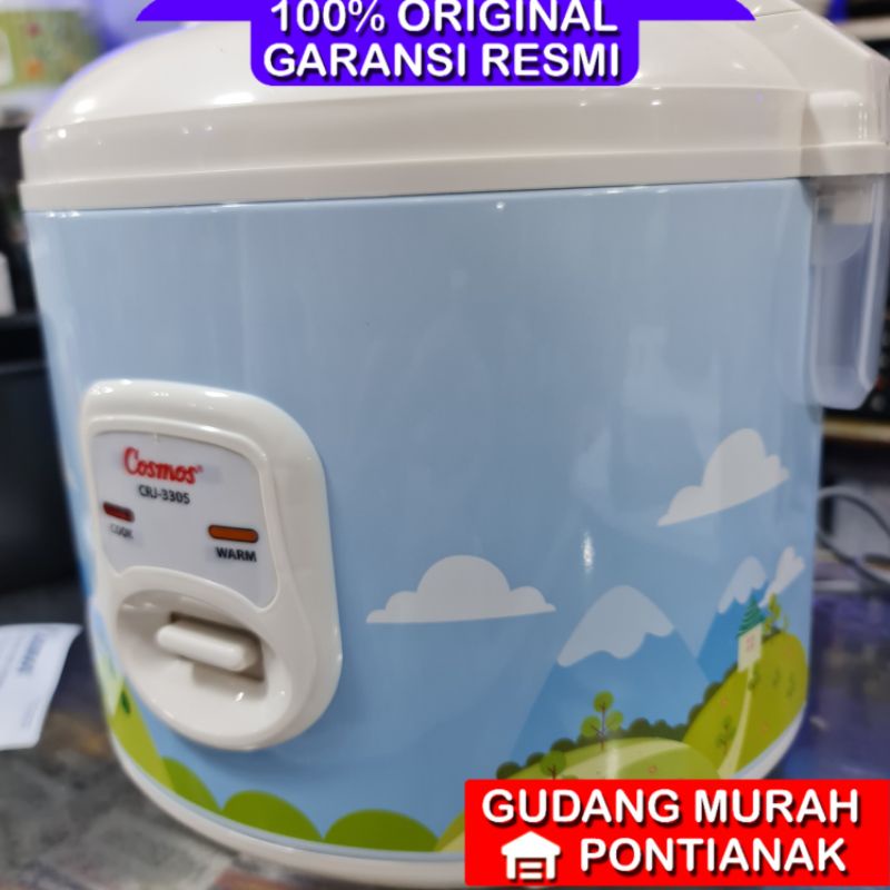 Rice cooker Cosmos crj 3305 /magic com cosmos crj 3305 desa biru