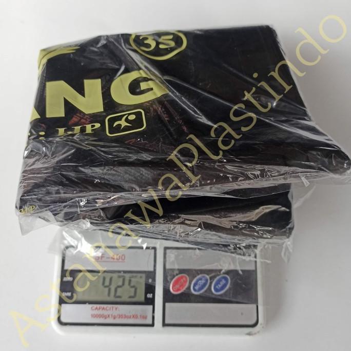 PLASTIK KRESEK EKONOMIS UKURAN 35 HITAM 35X55 CM SOANG EKO MURAH LOCO