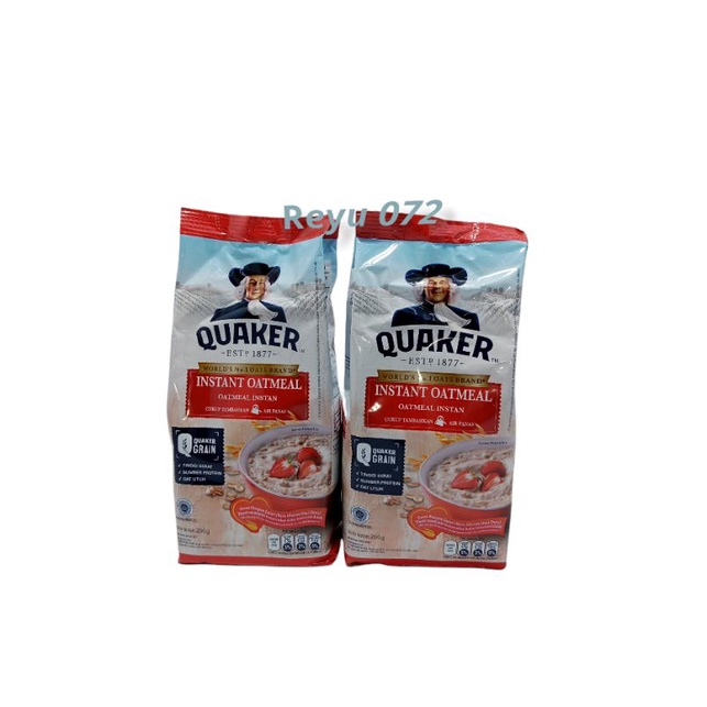 

QUAKER OATMEAL INSTAN 200 GR,QUAKER OAT 200,QUAKER INSTAN 200 GR