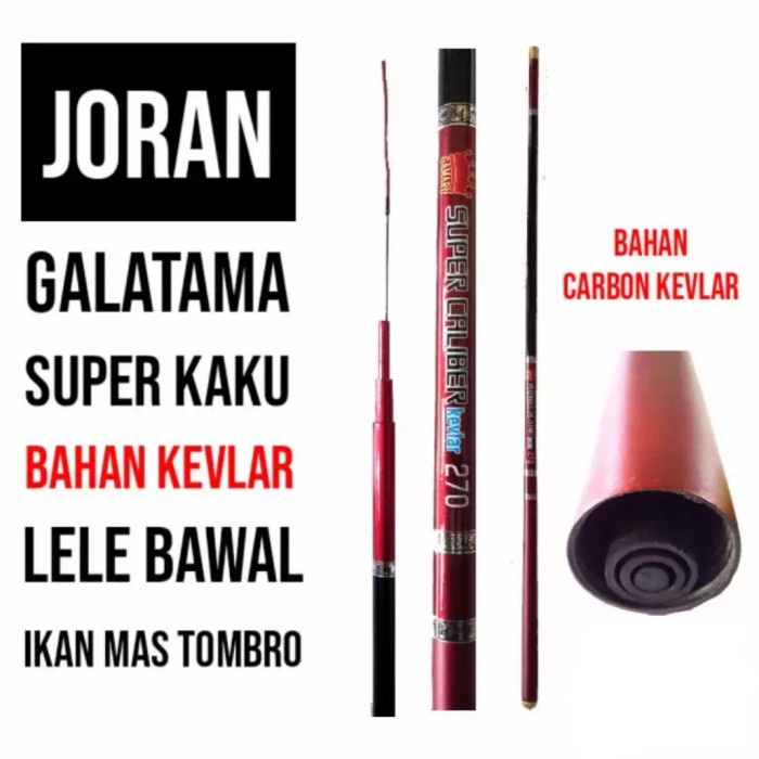 {storecolection} POLE / TEGEK GAMARU SUPER CALIBER KEVLAR For GALATAMA LELE - 450cm Limited