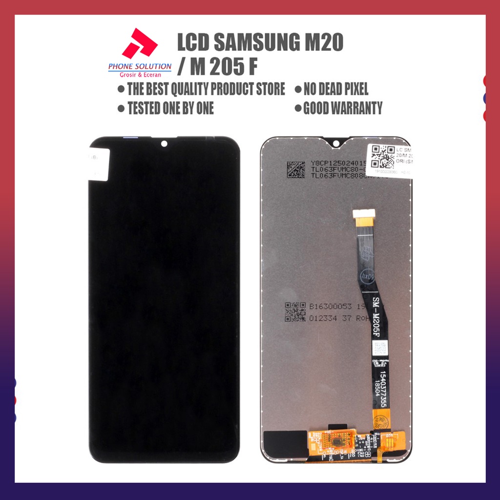 LCD Samsung M20 M205F Fullset Touchscreen // Supplier LCD Samsung - Garansi 1 Bulan