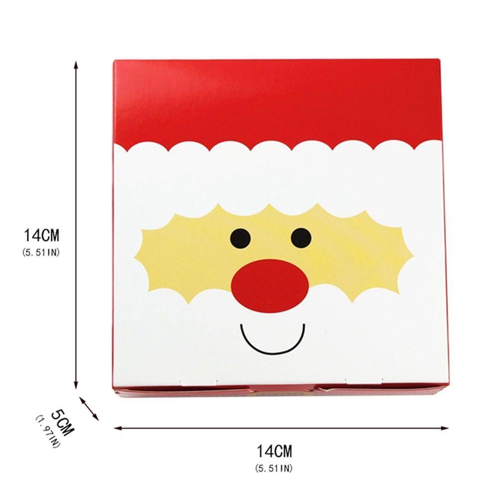 Solighter Kotak Perlakuan Hadiah Kualitas Tinggi Desain Hello Christmas DIY Paper Box Candy Storage