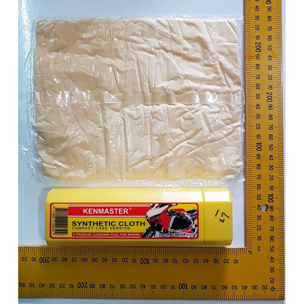 Unik MINI MOTOR Kanebo kenmaster ori plas chamois synthetic cloth  32 x 20 Berkualitas