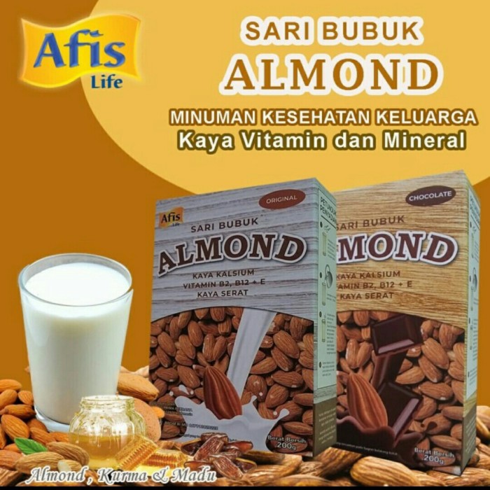 

afis sari bubuk almond