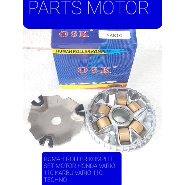 RUMAH ROLLER KOMPLIT SET Standar MOTOR HONDA VARIO 110CW.VARIO 110 KARBU TECHNO