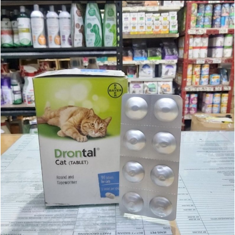 Obat Cacing Drontal Cat / Drontal Plus Cat