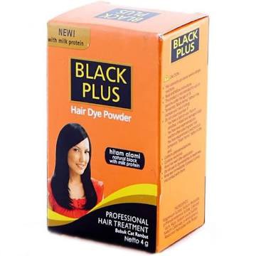 Black Plus Hair Dye Powder Natural Black 4gr