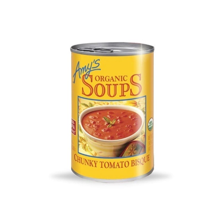 

Gg01Hh Amy'S Kitchen - Organic Chunky Tomato Bisque Soup 411 G Ds01Gkk