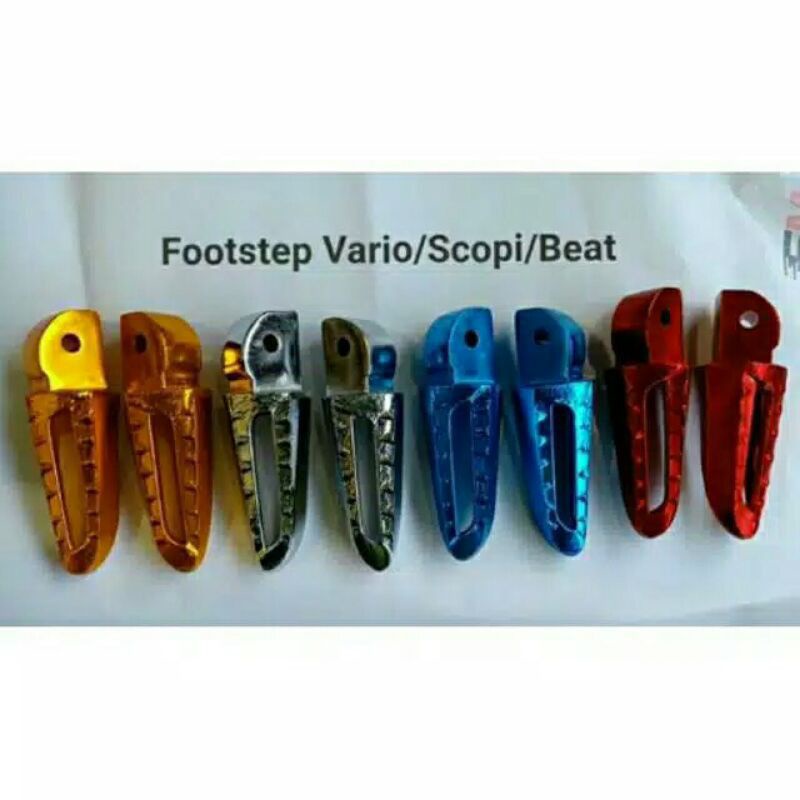 footstep step belakang CNC variasi motor HONDA vario scoopy beat