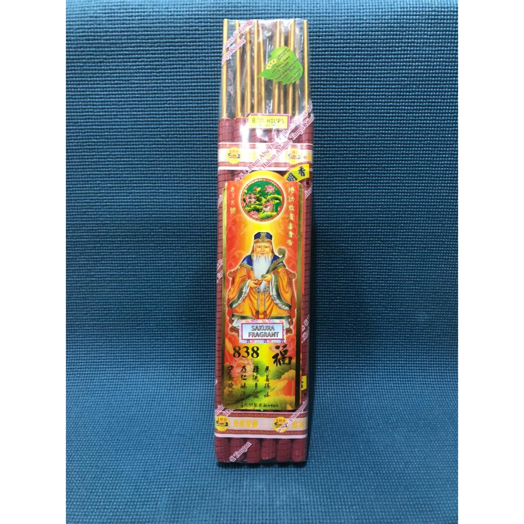 Dupa Jumbo 8 Jam SCR 838 Sakura Fragrant isi 15 batang Warna Merah Hio Cocok Untuk Ritual Di Tempat Ibadah