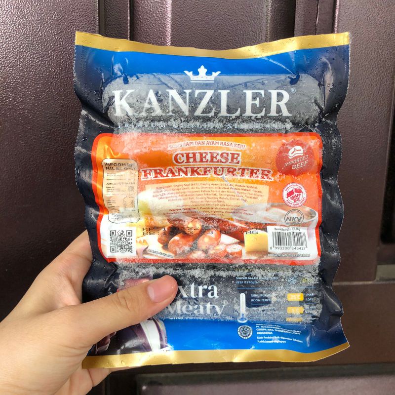 

Kanzler Sosis Cheese Frankfurter 360gr