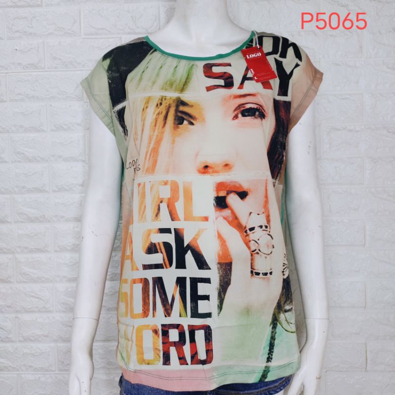 NEW T-Shirt LOGO JEANS Wanita AP5065