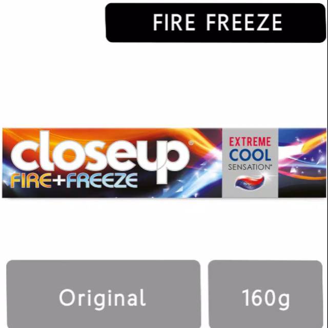 Closeup Fire Freeze Toothpaste 160 gr