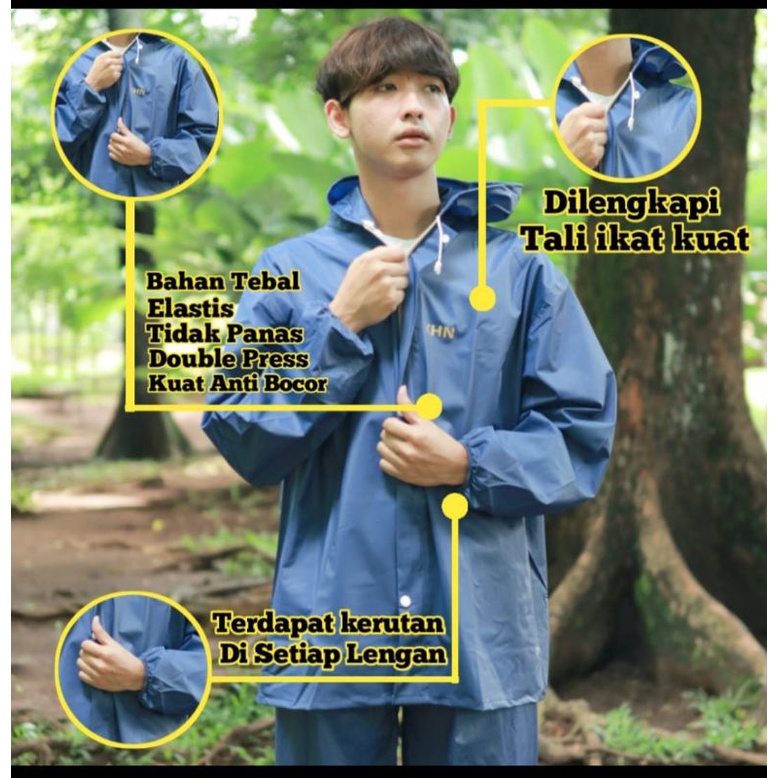 Jas Hujan KHN Jas Hujan Jaket Celana REMAJA