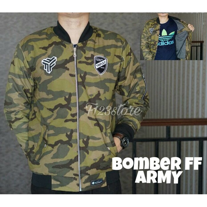 Ready stok TERBARU, JAKET BOMBER ARMY ORIGINAL
