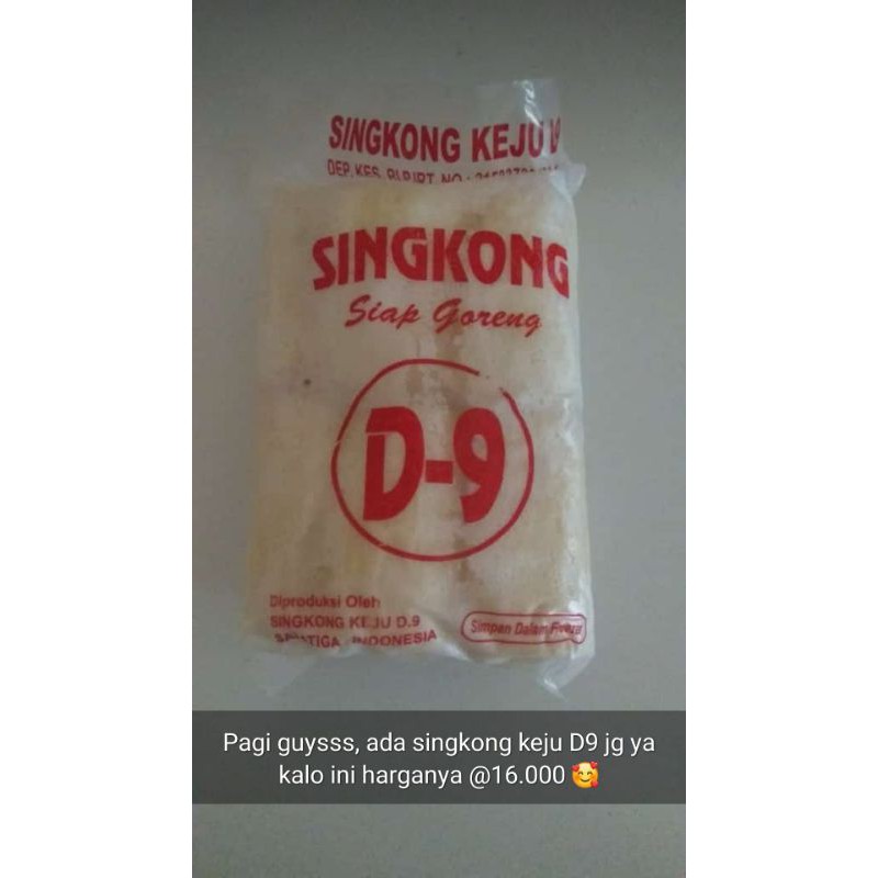 Singkong keju D-9 khas salatiga semarang premium