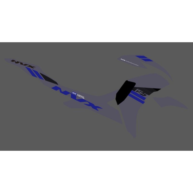 STRIPING TRANSPARAN YAMAHA AEROX NEW CONNECTED 2022