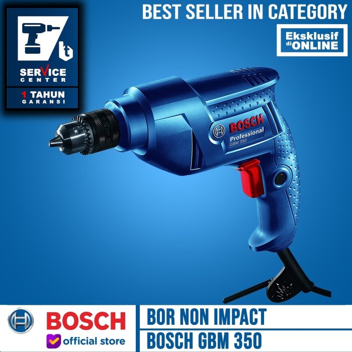 BOSCH BOR TANGAN LISTRIK NON IMPACT GBM 350