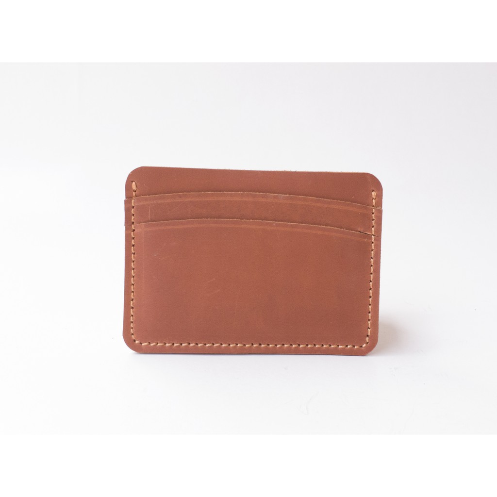 dompet kartu - slim wallet kulit asli