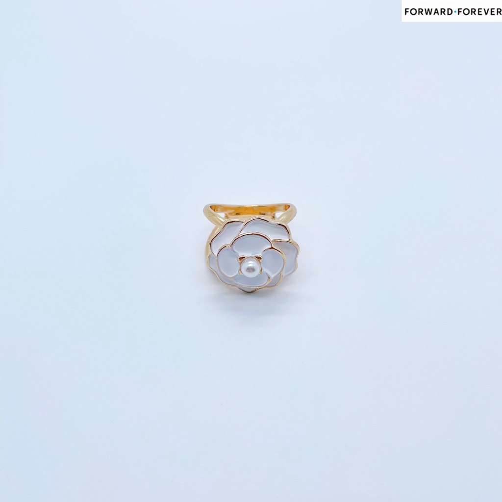 Bros Peniti Desain Bunga Kamelia Hias Berlian Imitasi Untuk Wanita M40273