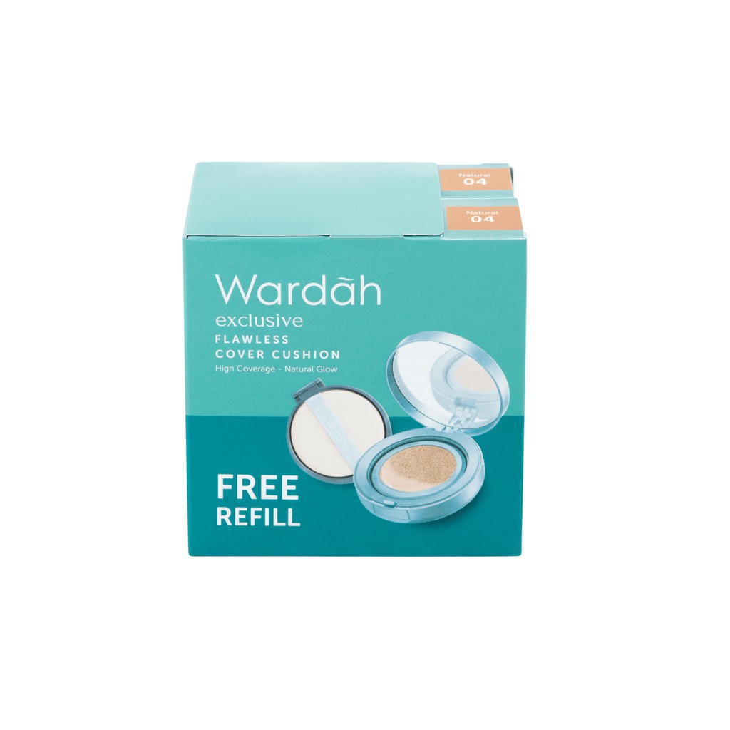 Wardah Exclusive Flawless Cover Cushion (Free Refill)