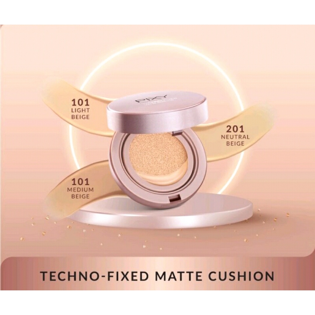 PIXY Make It Glow TECHNO Fixed Matte Cushion