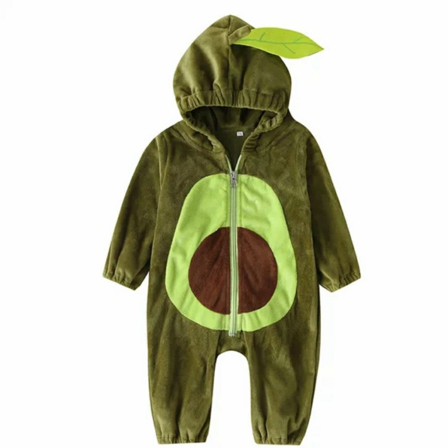 Avocado baby romper long jumper kostum bayi romper alpukat