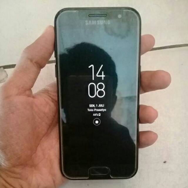 Masih Mulus Samsung Galaxy A3 2017 Second Full Set Dus Like New Shopee Indonesia