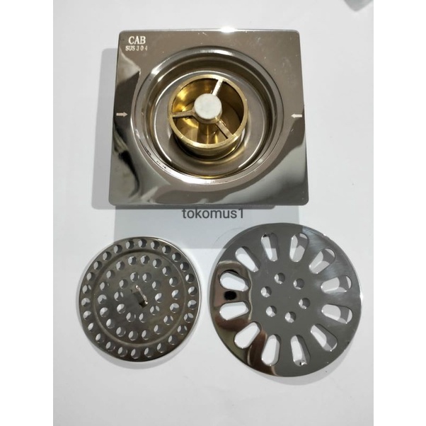 SARINGAN AIR LANTAI FLOOR DRAIN  STAINLESS  SUS304 GOT KAMAR MANDI ANTI KECOA