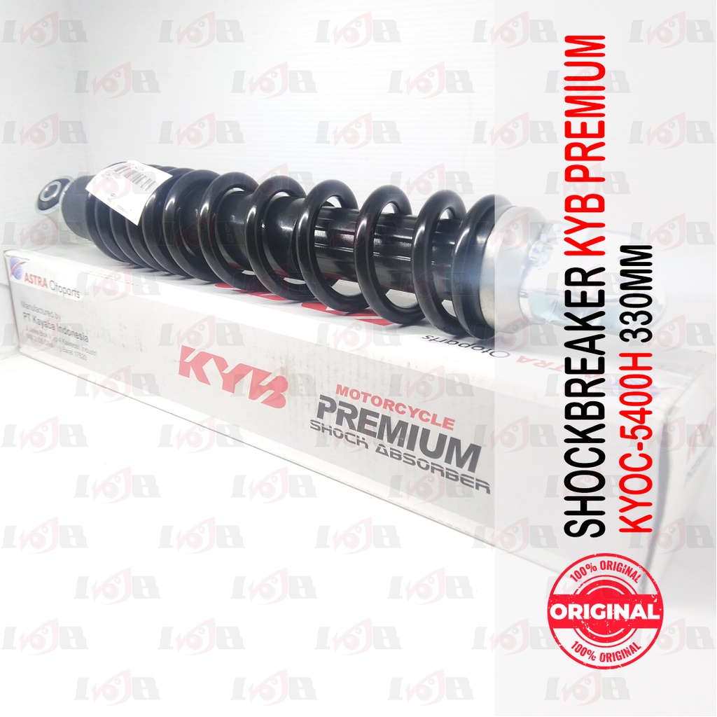 Shockbreaker KYB KYOC Vario125 Scoopy Beat Fi Esp Mio 330mm Shock Belakang Matic Universal Honda Yamaha Suzuki