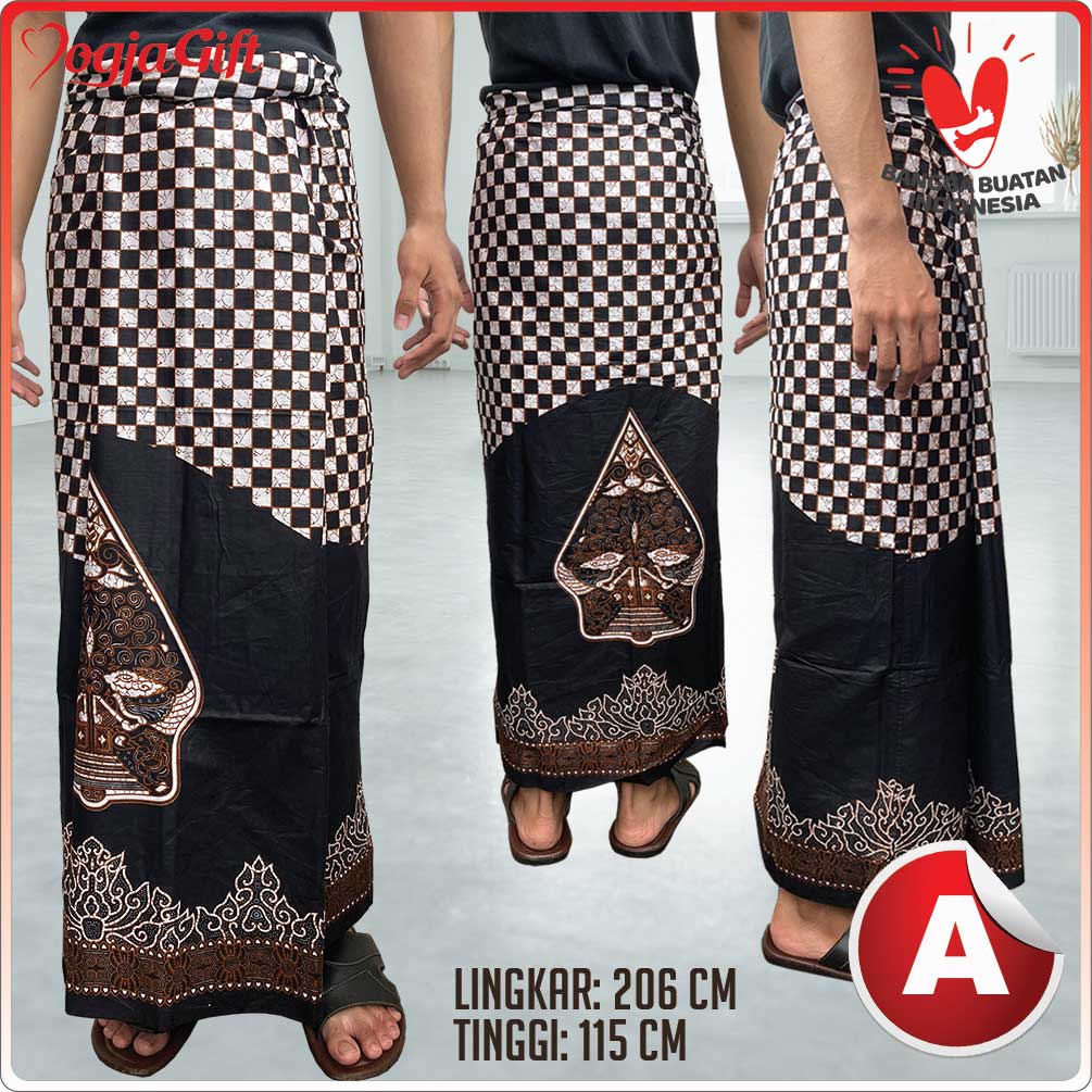 Sarung Pria Motif Batik Wayang