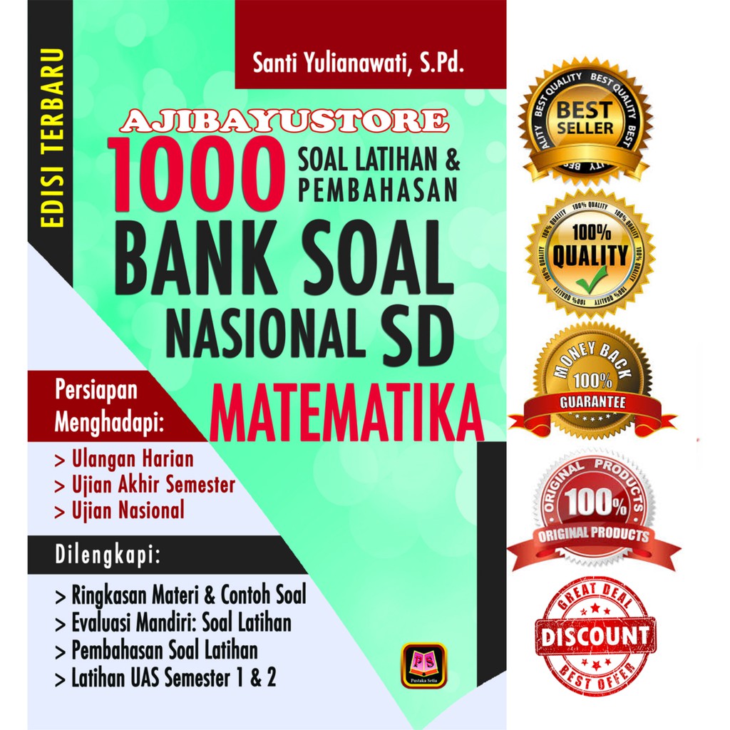 Bank Soal Nasional Sd Matematika 1000 Soal Latihan Dan Pembahasan