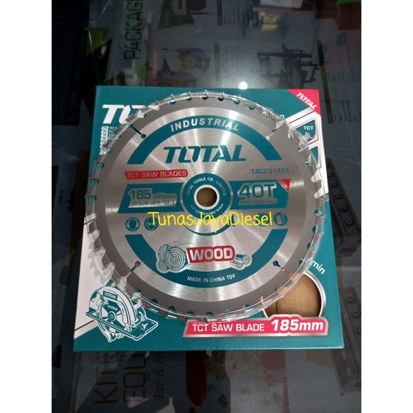 Mata Pisau 40T Gergaji Kayu 7" TOTAL
