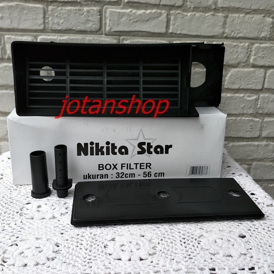 Box kotak filter kosong atas ukuran medium sedang 30cm aquarium akuarium