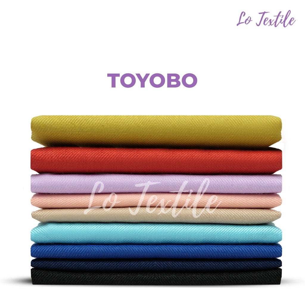 Kain Toyobo Premium Ori Fodu 0.5 Meter - Bahan Kain Katun Meteran