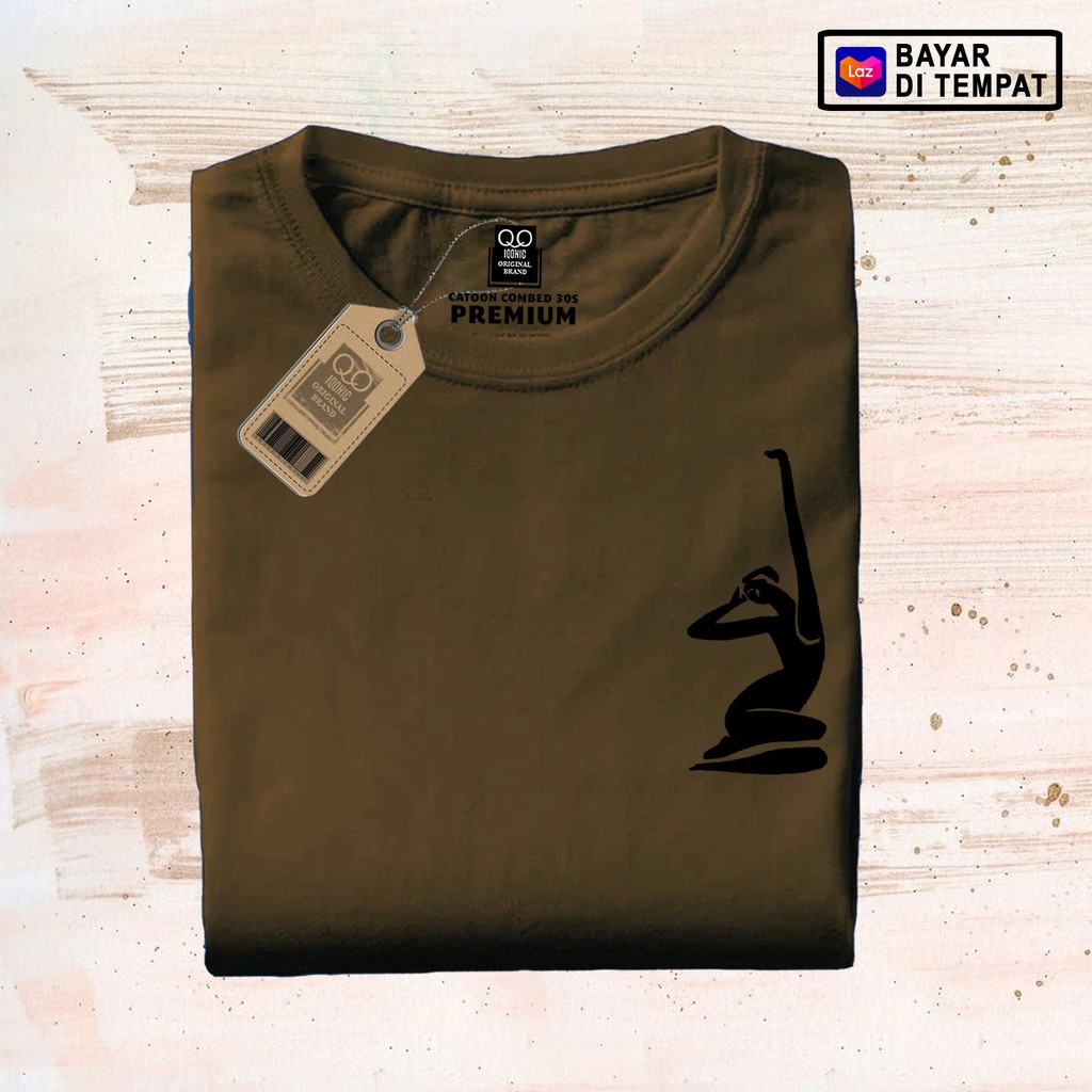 Kaos Distro Pria  Yoga Pose Premium