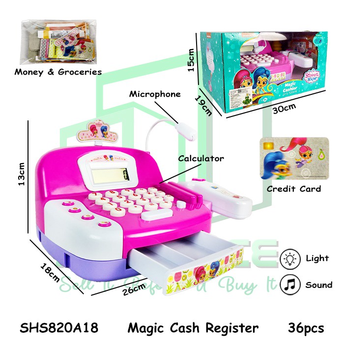 

PROMO SHS820A18 Cash Register Kalkulator Kasir Kasiran Mesin Uan