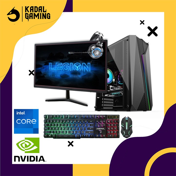 PC GAMING INTEL CORE I5 VGA NVIDIA GT 730 GENSHIN VALORANT FULLSET