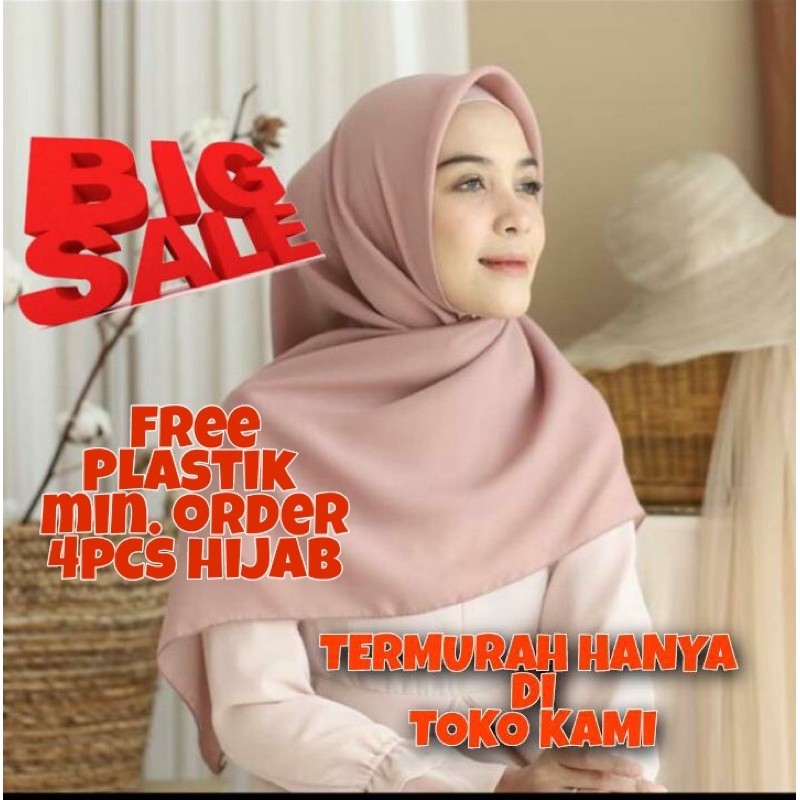 HARGA TERMURAH JILBAB BELLA SQUARE SEGI EMPAT / HIJAB BELLA SQUARE TERBARU WARNA TERLENGKAP-8