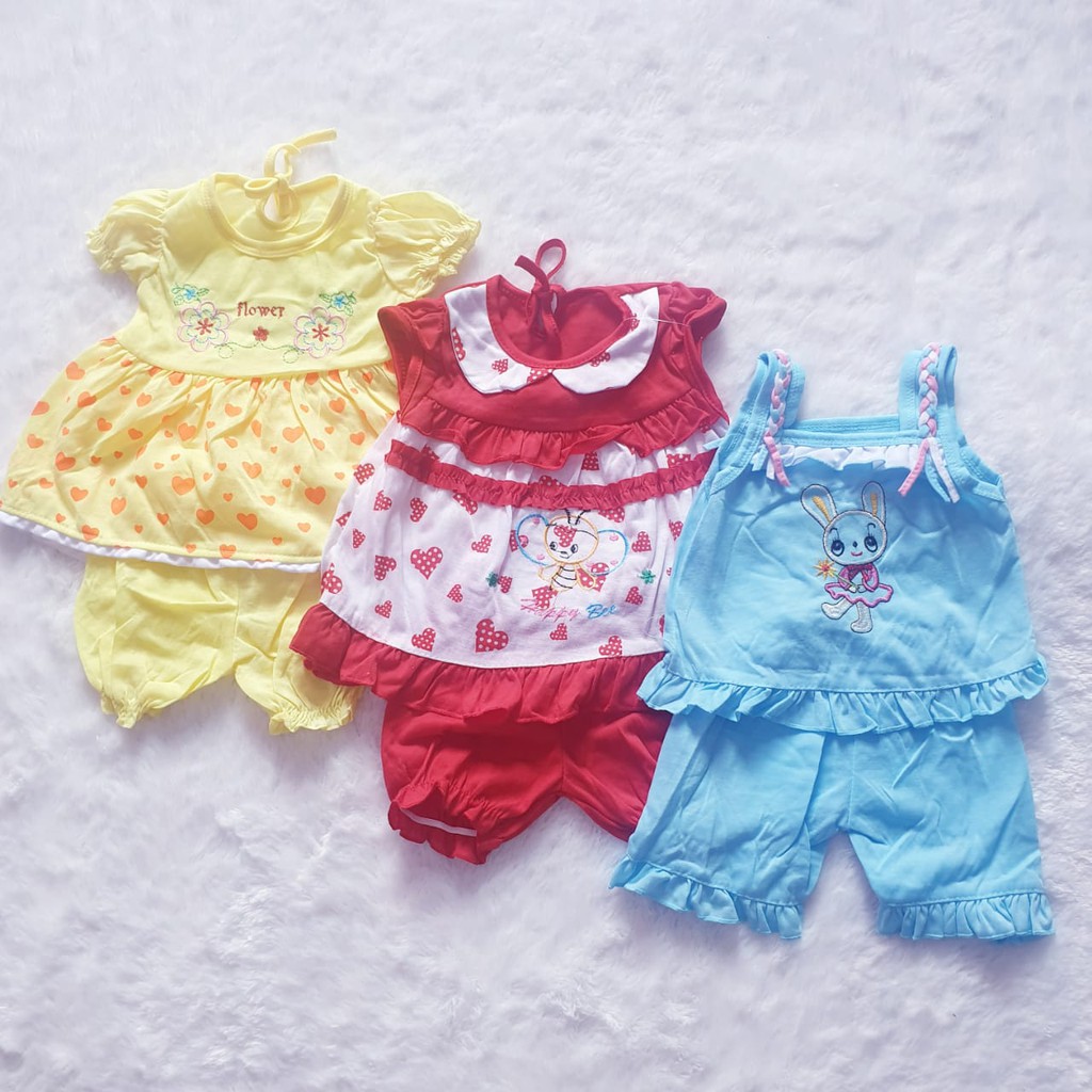 Paket Baju Bayi Murah / Baju Baby / Dress Baby / Baju Bayi 0-12 Bulan / Setelan Baby / Baju Anak