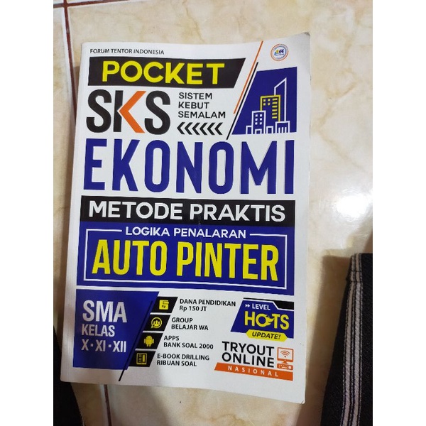 utbk pocket SKS ekonomi metode praktis logika penalaran auto pinter asli baca deskripsi produk ☑️