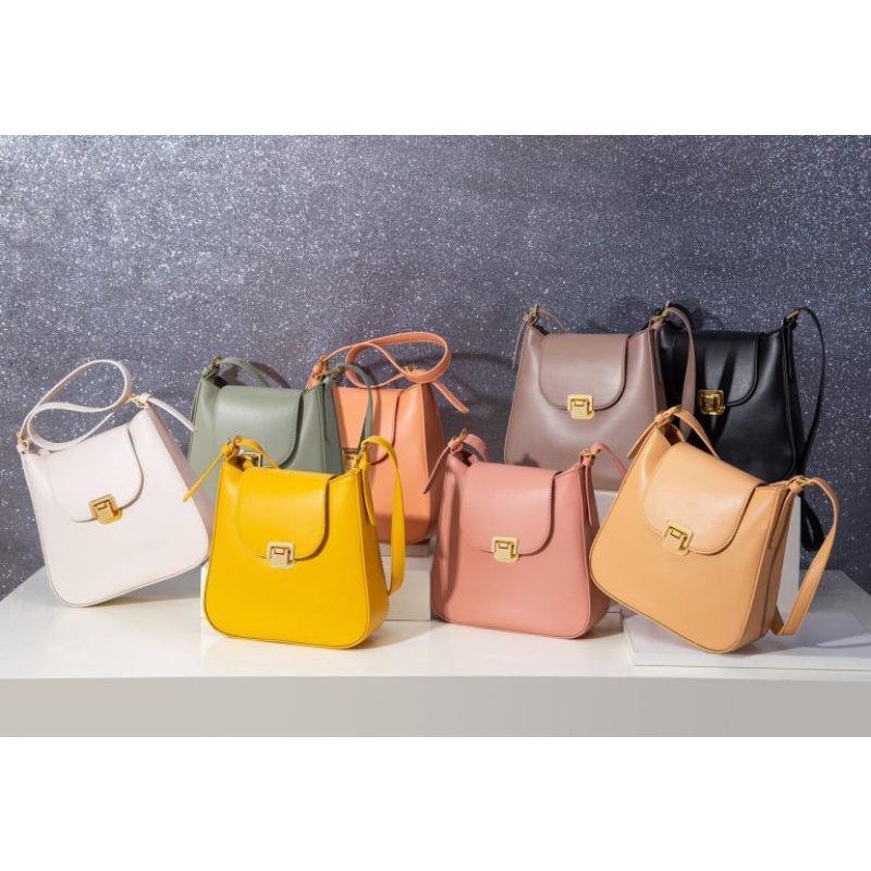 AMBER BAG JIMS HONEY ORI TAS SELEMPANG WANITA FASHION CEWEK KOREA IMPORT HAND SLING MURAH FREE BOX