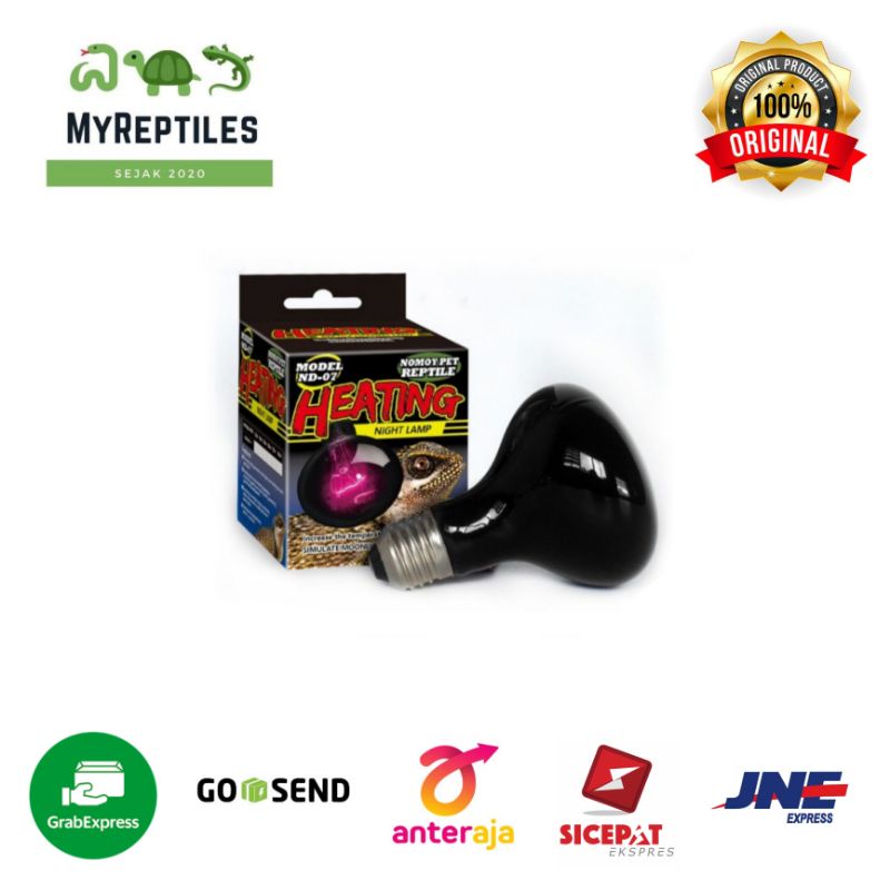 Night Lamp Night Heating Lamp 40W Nomoy ND-07 sulcata aldabra kura kura reptil