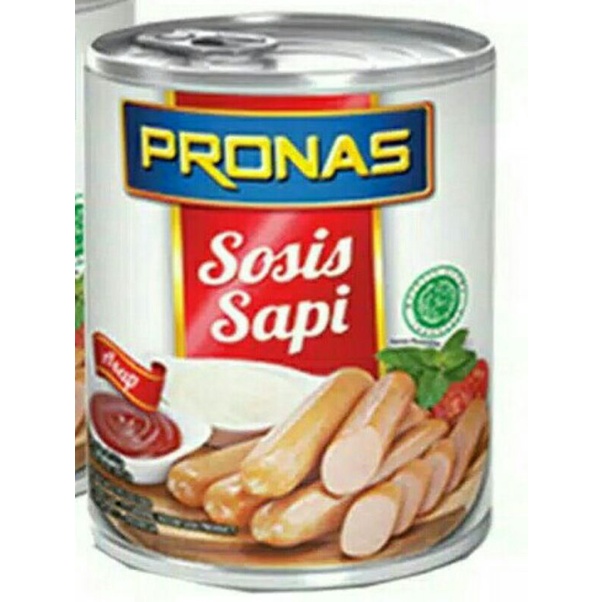 Jual Sosis Sapi Kaleng Pronas Indonesia|Shopee Indonesia