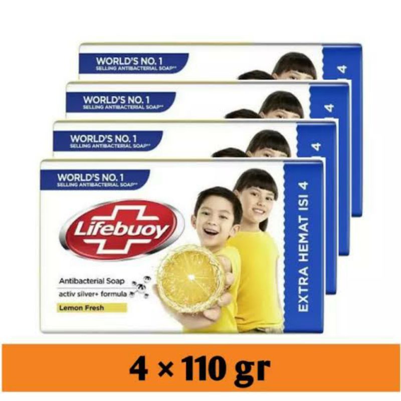 Lifeboy batang 110  gram isi 4