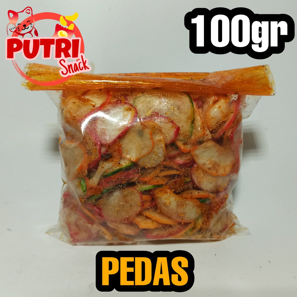 Keripik Seblak Kering WarWar Mini Bawang 100gr