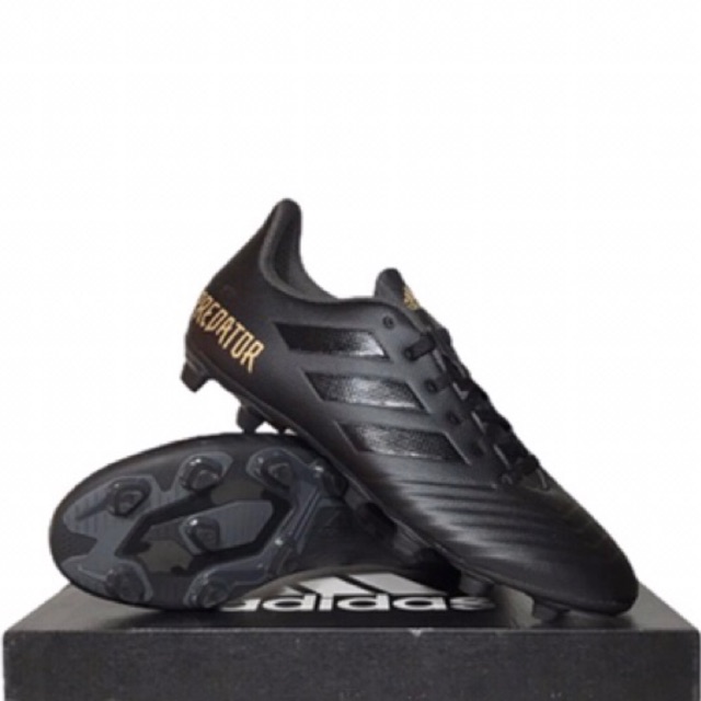 Sepatu Bola Adidas Predator 19.4 FxG Black F35600 Original BNIB
